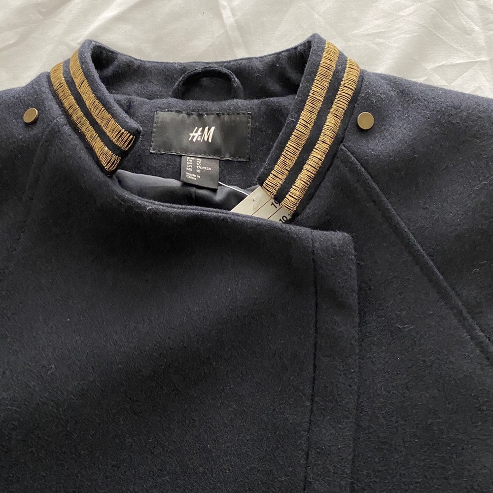 H&M Military Jacket with gold detail